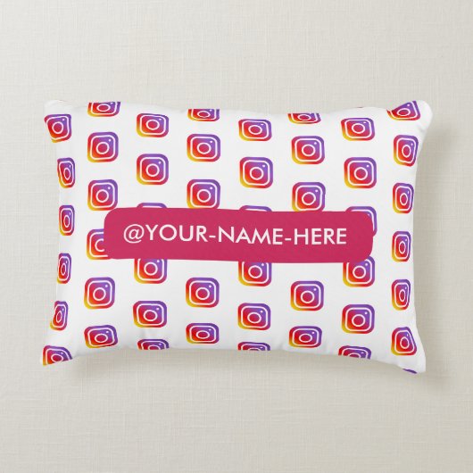 benutzerdefiniertes Firmenlogo Dekokissen (Rückseite)