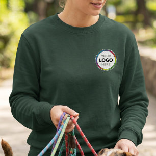Benutzerdefiniertes Firmenlogo   Dezentrale Damenb Sweatshirt