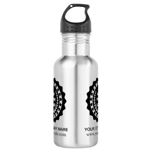 Benutzerdefiniertes Firmenlogo Edelstahlflasche (Vorderseite)