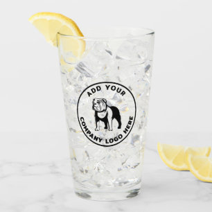 Benutzerdefiniertes Firmenlogo Einfache Mitarbeite Glas