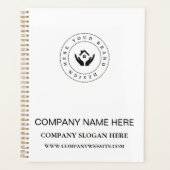 Benutzerdefiniertes Firmenlogo Einfache Werbefläch Planer (Vorderseite)