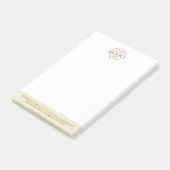 Benutzerdefiniertes Firmenlogo Elegant Einfach Pro Post-it Klebezettel (angewinkelt)