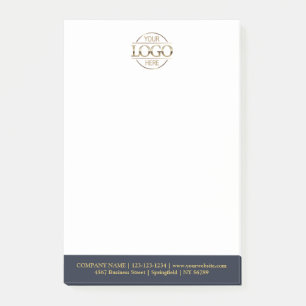 Benutzerdefiniertes Firmenlogo Elegant Einfach Pro Post-it Klebezettel