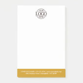 Benutzerdefiniertes Firmenlogo Elegant Einfach Pro Post-it Klebezettel (Vorderseite)