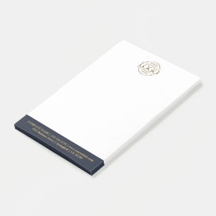 Benutzerdefiniertes Firmenlogo Elegant Einfach Pro Post-it Klebezettel