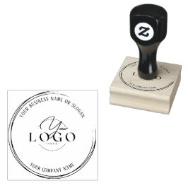 Benutzerdefiniertes Firmenlogo | ELEGANT & MODERN  Gummistempel