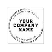 Benutzerdefiniertes Firmenlogo | ELEGANT & MODERN Gummistempel (Prägung)