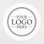Benutzerdefiniertes Firmenlogo Etiketten (Design 2)