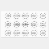 Benutzerdefiniertes Firmenlogo Etiketten (Blatt)