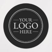 Benutzerdefiniertes Firmenlogo Etiketten (Design 2)