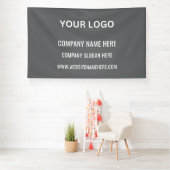 Benutzerdefiniertes Firmenlogo | Firmenname und Sl Banner (Insitu)