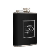 Benutzerdefiniertes Firmenlogo Flachmann (Rechts)