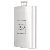 Benutzerdefiniertes Firmenlogo Flachmann (Links)