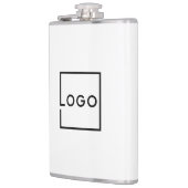 Benutzerdefiniertes Firmenlogo Flachmann (Links)