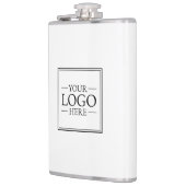 Benutzerdefiniertes Firmenlogo Flachmann (Links)