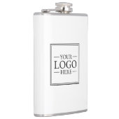 Benutzerdefiniertes Firmenlogo Flachmann (Rechts)