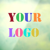 Benutzerdefiniertes Firmenlogo für Ihre Geschäftsf Fensteraufkleber (Blatt 3)