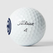 Benutzerdefiniertes Firmenlogo für Navy Blue Premi Golfball (Logo)