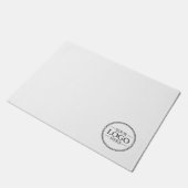 Benutzerdefiniertes Firmenlogo Fußmatte (Schrägansicht)