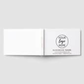 Benutzerdefiniertes Firmenlogo Gästebuch (Voll)