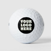 Benutzerdefiniertes Firmenlogo gebrandet Golfball (Vorderseite)