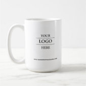 Benutzerdefiniertes Firmenlogo gebrandet  Kaffeetasse (Links)