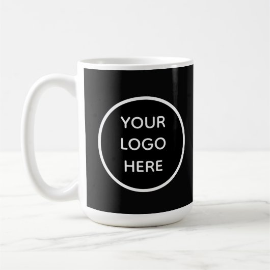 Benutzerdefiniertes Firmenlogo gebrandet Kaffeetasse (Links)
