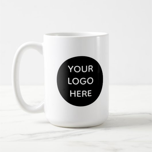 Benutzerdefiniertes Firmenlogo gebrandet Kaffeetasse (Links)