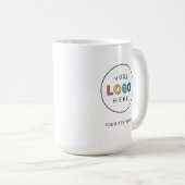 Benutzerdefiniertes Firmenlogo Geschäft Kaffeetasse (VorderseiteRechts)