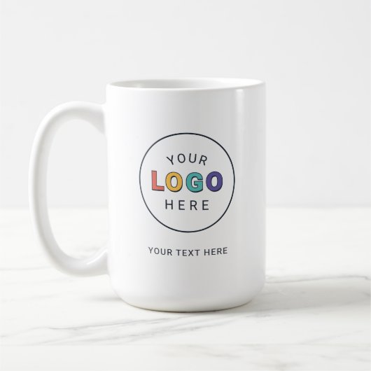 Benutzerdefiniertes Firmenlogo Geschäft Kaffeetasse (Links)