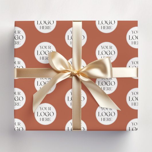 Benutzerdefiniertes Firmenlogo Geschäftsfördernd Geschenkpapier