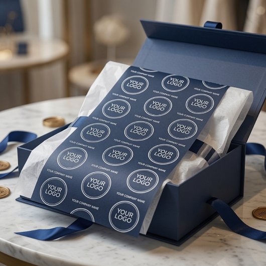 Benutzerdefiniertes Firmenlogo | Geschäftverpackun Seidenpapier