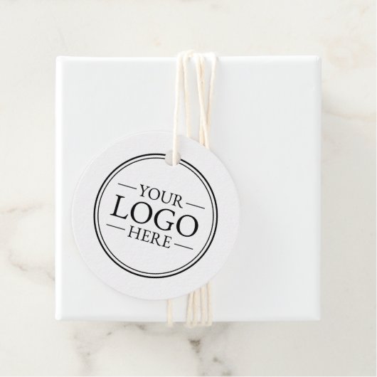 Benutzerdefiniertes Firmenlogo Geschenkanhänger (Beispiel)