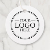 Benutzerdefiniertes Firmenlogo Geschenkanhänger (Vorderseite)