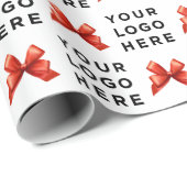 Benutzerdefiniertes Firmenlogo Geschenkpapier (Rolleneckpunkt)