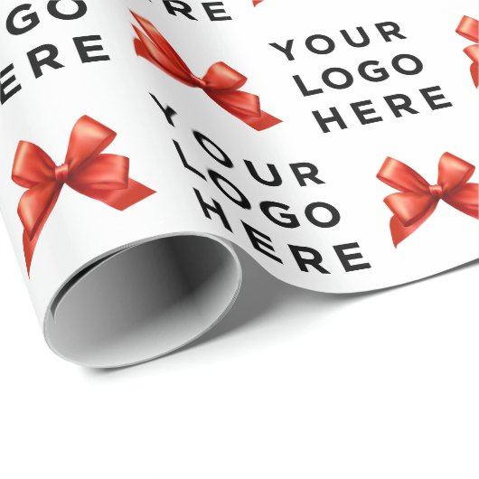 Benutzerdefiniertes Firmenlogo Geschenkpapier (Rolleneckpunkt)