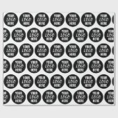 Benutzerdefiniertes Firmenlogo Geschenkpapier (Flach)