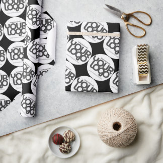 Benutzerdefiniertes Firmenlogo Geschenkpapier
