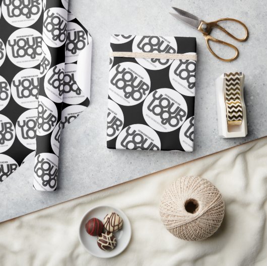 Benutzerdefiniertes Firmenlogo Geschenkpapier (Kunsthandwerk)