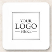 Benutzerdefiniertes Firmenlogo Getränkeuntersetzer (Vorderseite)