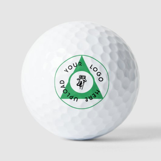 Benutzerdefiniertes Firmenlogo Golfball (Vorderseite)