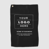 Benutzerdefiniertes Firmenlogo Golfhandtuch (Vorderseite)