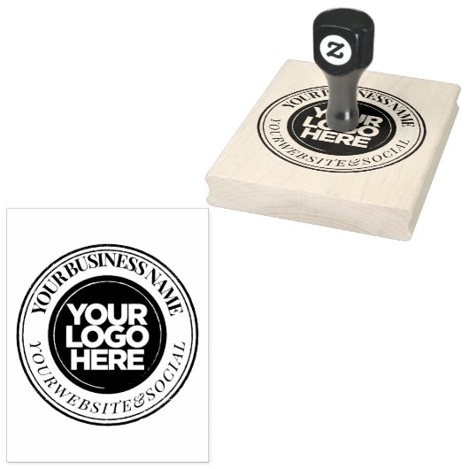 Benutzerdefiniertes Firmenlogo Großer Elegante Chi Gummistempel (Stempel)