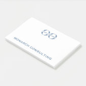 Benutzerdefiniertes Firmenlogo Großer Post-It-Edit Post-it Klebezettel (angewinkelt)