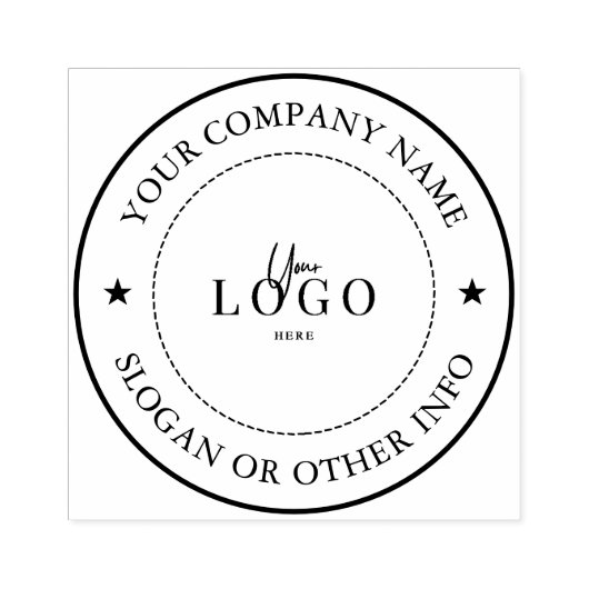 Benutzerdefiniertes Firmenlogo Gummistempel (Prägung)