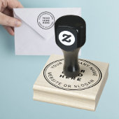 Benutzerdefiniertes Firmenlogo Gummistempel