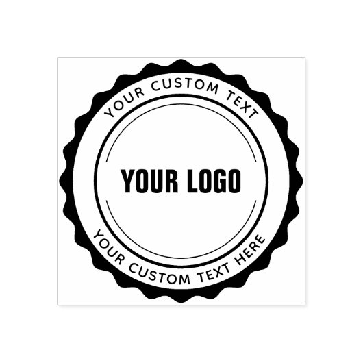 Benutzerdefiniertes Firmenlogo Gummistempel (Prägung)