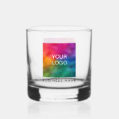 Benutzerdefiniertes Firmenlogo hier Single hinzufü Whiskyglas (Vorderseite)