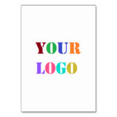 Benutzerdefiniertes Firmenlogo Ihre Tischnummer (Rückseite)