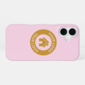 Benutzerdefiniertes Firmenlogo iPhone 16 Hülle (Rückseite (Horizontal))